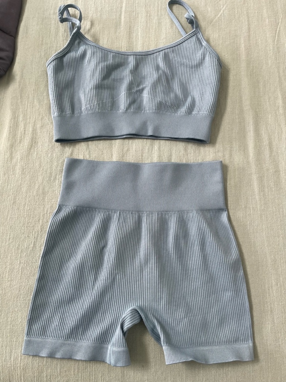 Light blue workout set